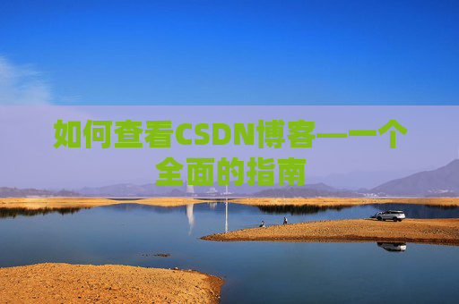 如何查看CSDN博客—一个全面的指南